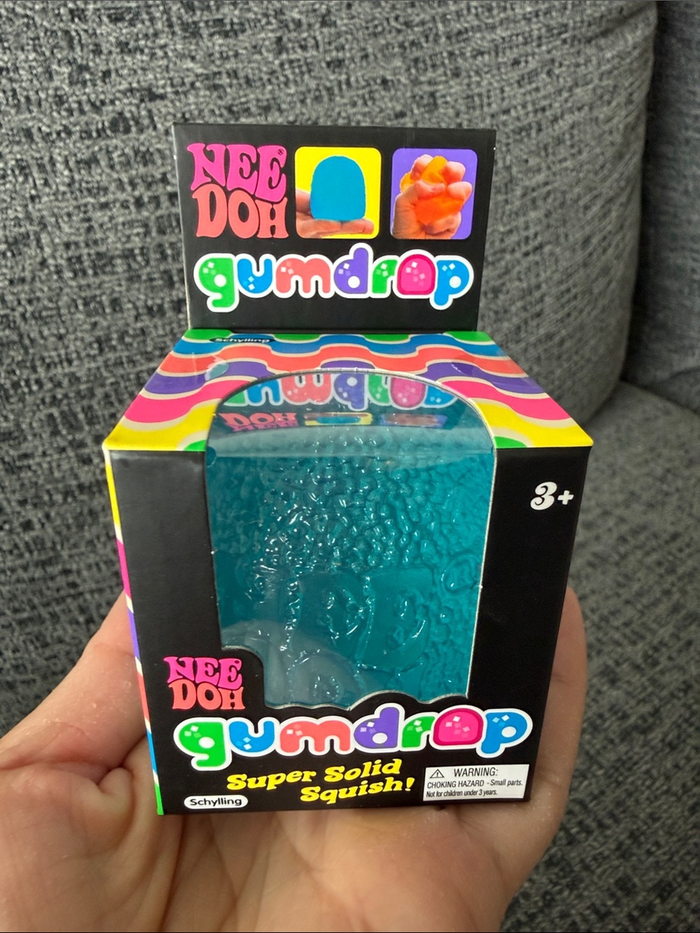 BNIB NeeDoh Gumdrop, Blue